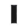 LANBERG SZAFA STOJĄCA RACK 19" 47U 800X1000 DRZWI SZKLANE LCD CZARNA FF01-8047-12BL (FLAT PACK)