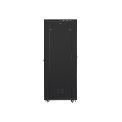 LANBERG SZAFA STOJĄCA RACK 19" 47U 800X1000 DRZWI SZKLANE LCD CZARNA FF01-8047-12BL (FLAT PACK)