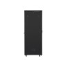 LANBERG SZAFA STOJĄCA RACK 19" 47U 800X1000 DRZWI SZKLANE LCD CZARNA FF01-8047-12BL (FLAT PACK)