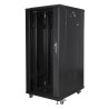 LANBERG SZAFA STOJĄCA RACK 19" 27U 600X800 DRZWI SZKLANE LCD CZARNA FF01-6827-12BL (FLAT PACK)