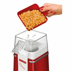 Unold Classic urządzenie do robienia popcornu Czerwony, Srebrny, Biały 900 W