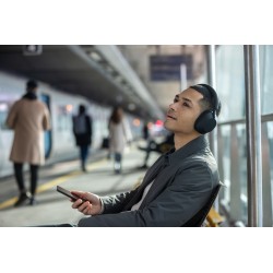 Sony WH-1000XM5 Słuchawki Przewodowy i Bezprzewodowy Opaska na głowę Połączenia/muzyka Bluetooth Czarny