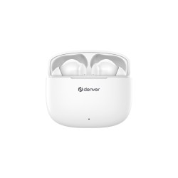 Denver TWE-48W Zestaw słuchawkowy True Wireless Stereo (TWS) Douszny Połączenia/muzyka Bluetooth Biały