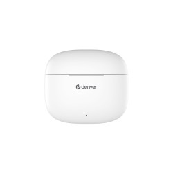 Denver TWE-48W Zestaw słuchawkowy True Wireless Stereo (TWS) Douszny Połączenia/muzyka Bluetooth Biały