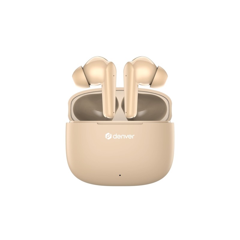 Denver TWE-48NU Zestaw słuchawkowy True Wireless Stereo (TWS) Douszny Połączenia/muzyka Bluetooth Cielisty
