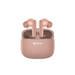 Denver TWE-48DR Zestaw słuchawkowy True Wireless Stereo (TWS) Douszny Połączenia/muzyka Bluetooth Różowy