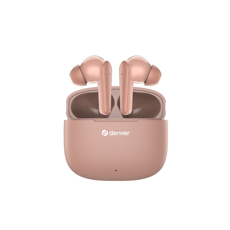 Denver TWE-48DR Zestaw słuchawkowy True Wireless Stereo (TWS) Douszny Połączenia/muzyka Bluetooth Różowy