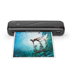 Nedis LAMI112BK4 laminator Laminator na gorąco 230 mm/min Czarny