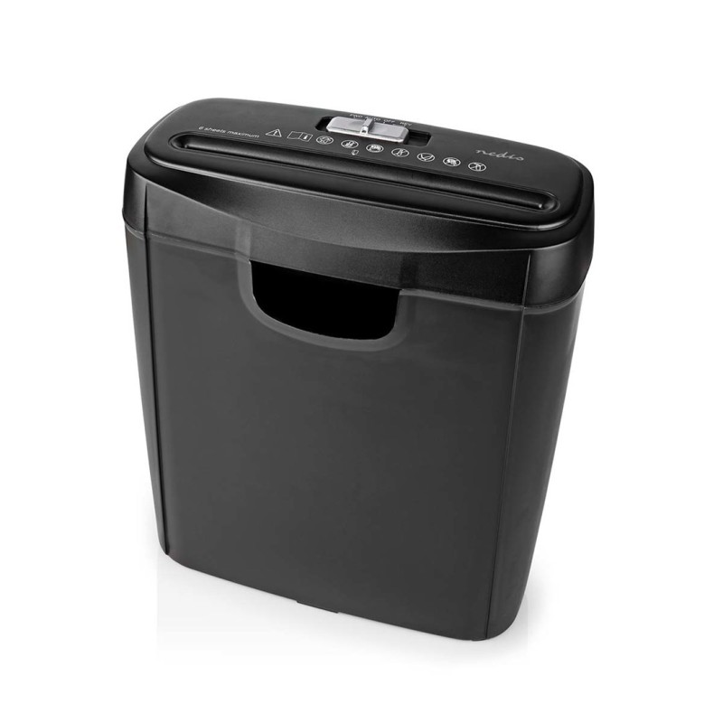 Niszczarka do papieru Nedis 10l DIN P-2 190W Czarna