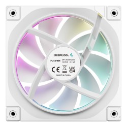 DeepCool FL12 WH Obudowa komputera Wentylator 12 cm Biały 1 szt.