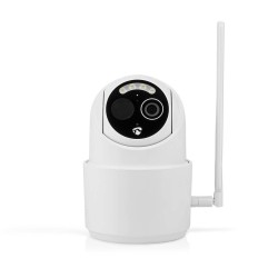 Kamera zewnętrzna Nedis Smartlife 4G, IP65 czujnik ruchu, night vision, biały