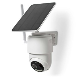 Kamera zewnętrzna Nedis Smartlife 4G, IP65 czujnik ruchu, night vision, biały