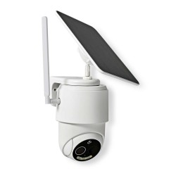 Kamera zewnętrzna Nedis Smartlife 4G, IP65 czujnik ruchu, night vision, biały