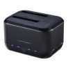 LC-Power LC-DOCK-U3-III stacja dokująca do dysków twardych USB 3.2 Gen 1 (3.1 Gen 1) Type micro-B Czarny
