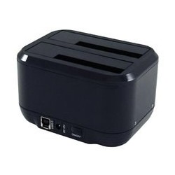 LC-Power LC-DOCK-U3-III stacja dokująca do dysków twardych USB 3.2 Gen 1 (3.1 Gen 1) Type micro-B Czarny