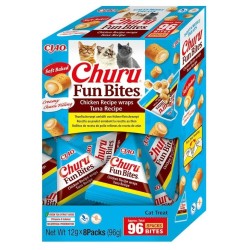 INABA CAT FUN BITES CHICKEN & TUNA przysmak dla kota 8x12g (96g)