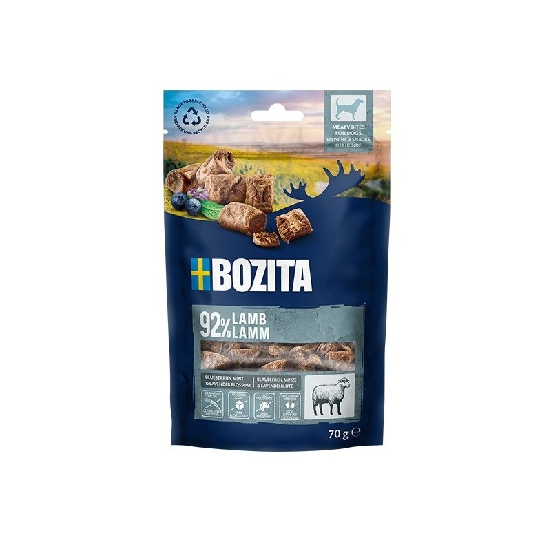 BOZITA Meaty Bites jagnięcina przysmak pies 70g BOZITA Meaty Bites jagnięcina przysmak pies 70g