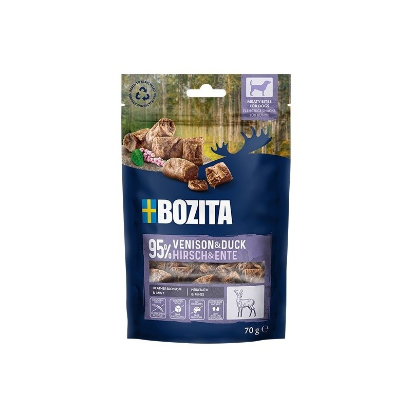 BOZITA Meaty Bites dziczyzna,kaczka przysmak 70g BOZITA Meaty Bites dziczyzna,kaczka przysmak 70g
