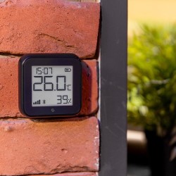 Shelly H&T Gen3 Wewnątrz/Na wolnym powietrzu Czujnik temperatury i wilgotności Wolnostojący Przewodowy i Bezprzewodowy