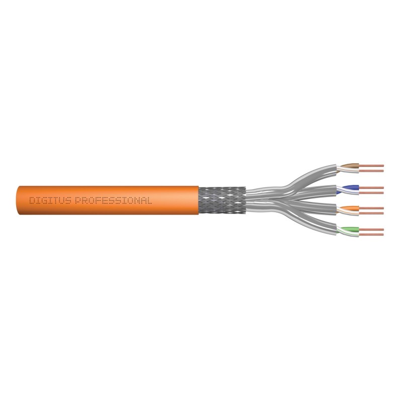 Przewód DIGITUS Professional 50m - pomarańczowy, RAL 2000 Przewód DIGITUS Professional 50m - pomarańczowy, RAL 2000