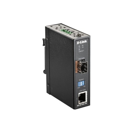 Przemysłowy konwerter mediów SFP/SFP - 1G Ethernet