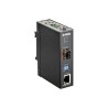 Przemysłowy konwerter mediów SFP/SFP - 1G Ethernet