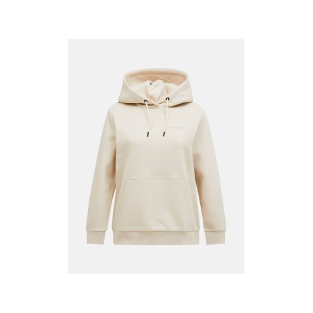 Bluza PEAK PERFORMANCE Original Small Logo Hood Women beżowy