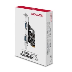 Axagon PCEA-S2N adapter Wewnętrzny RS-232