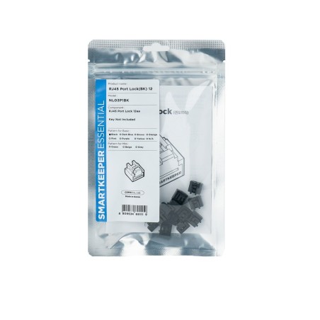 Smartkeeper NL03P1BK bloker portów Blokada portu RJ-45 Czarny 12 szt.