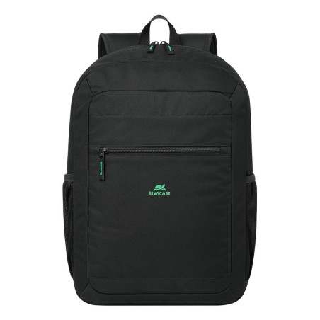 Rivacase Gremio plecak City backpack Czarny Poliester, Przetworzony politereftalan etylenu (rPET)