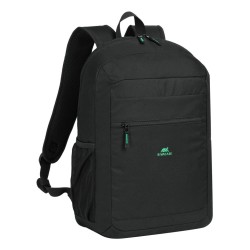 Rivacase Gremio plecak City backpack Czarny Poliester, Przetworzony politereftalan etylenu (rPET)
