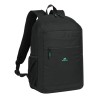 Rivacase Gremio plecak City backpack Czarny Poliester, Przetworzony politereftalan etylenu (rPET)