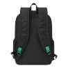 Rivacase Gremio plecak City backpack Czarny Poliester, Przetworzony politereftalan etylenu (rPET)