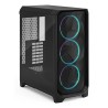 Fractal Meshify 3 Black RGB TG Midi Tower Gaming Gehäuse schwarz