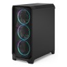 Fractal Meshify 3 Black RGB TG Midi Tower Gaming Gehäuse schwarz