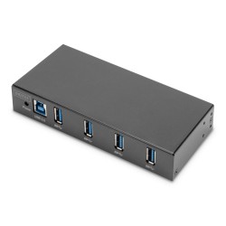 Digitus Koncentrator USB 3.0, 4-portowy, Industrial Line