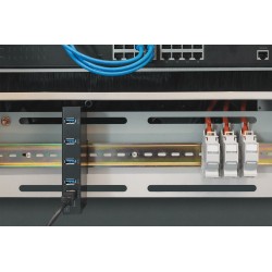 Digitus Koncentrator USB 3.0, 4-portowy, Industrial Line