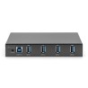 Digitus Koncentrator USB 3.0, 4-portowy, Industrial Line
