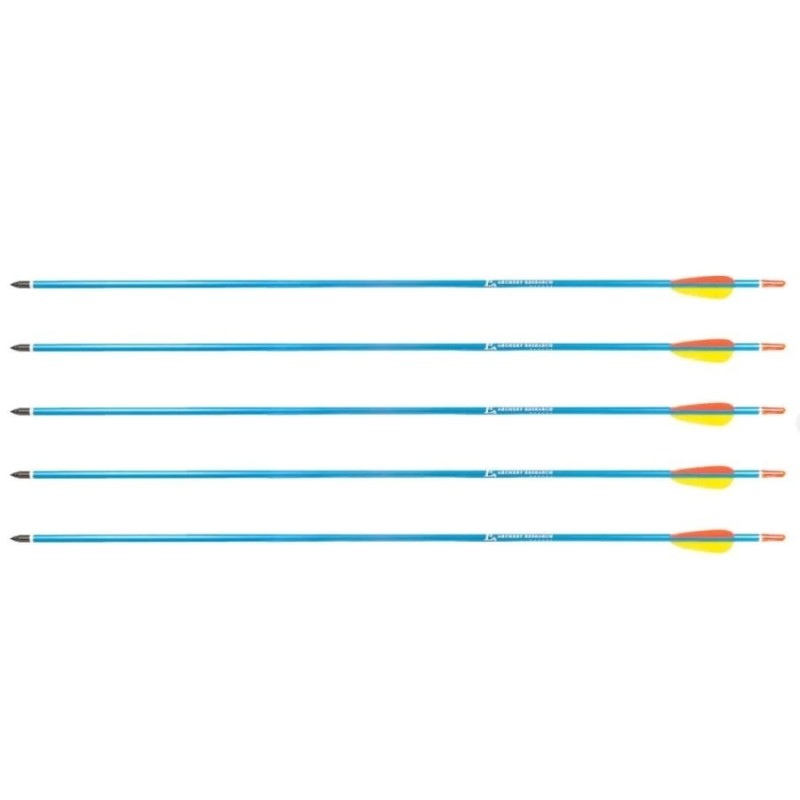 Strzały aluminiowe 30" BLUE Poe Lang - zestaw 5 szt Strzały aluminiowe 30" BLUE Poe Lang - zestaw 5 szt