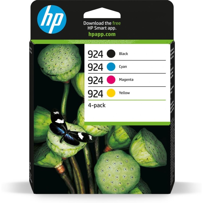 Tusz HP 924 - 4er-Pack - czarny, żółty, cyan, magenta - oryginalny - atrament Tusz HP 924 - 4er-Pack - czarny, żółty, cyan, magenta - oryginalny - atrament