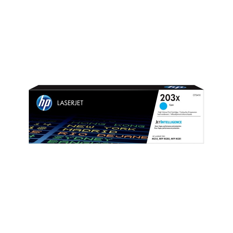 Wkład HP nr 203X HP203X HP 203X cyjan (CF541X) Wkład HP nr 203X HP203X HP 203X cyjan (CF541X)