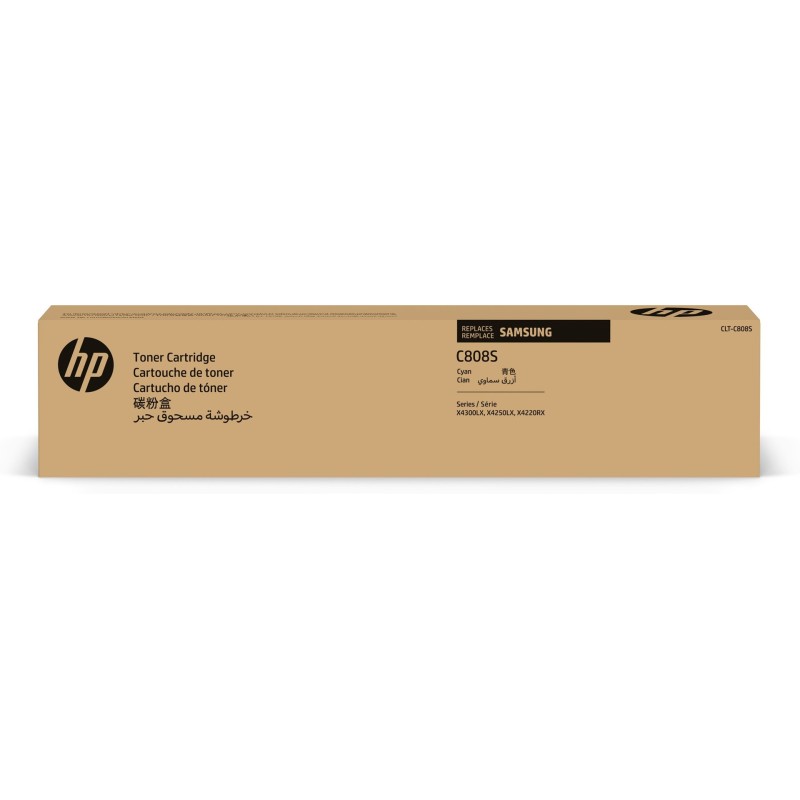 Toner oryginalny HP Samsung CLT-C808S - błękitny (SS560A) Toner oryginalny HP Samsung CLT-C808S - błękitny (SS560A)