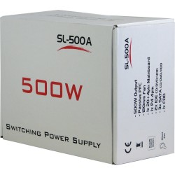 Inter-Tech SL-500A moduł zasilaczy 500 W 20+4 pin ATX ATX Szary