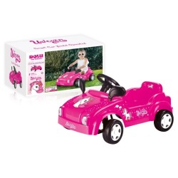 DOLU Unicorn auto na pedały różowe 2519 25197