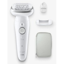 Depilator IPL BRAUN Silk-epil 9-011 3D, praca na sucho i mokro, Biały, Złoto
