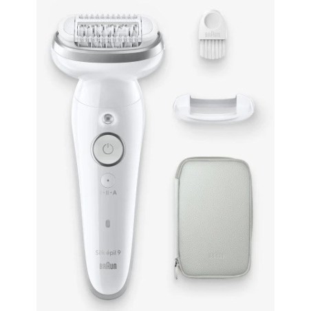 Depilator IPL BRAUN Silk-epil 9-011 3D, praca na sucho i mokro, Biały, Złoto