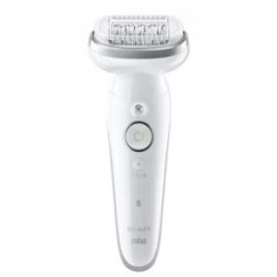 Depilator IPL BRAUN Silk-epil 9-011 3D, praca na sucho i mokro, Biały, Złoto