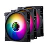 PHANTEKS M25 Gen2 PWM D-RGB Wentylator 3-pak - Odwrotne ostrze, 140mm,