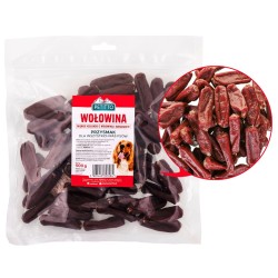 PETITTO Miękkie kiełbaski z wołowiną - przysmak dla psa - 500g
