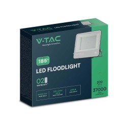 Projektor LED V-TAC VT-44205 200W 185Lm/W 6500K 37000lm Czarny